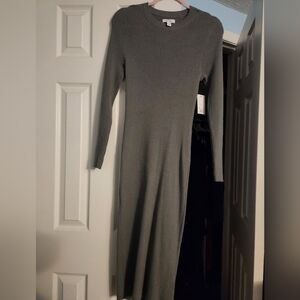 Nine west green bodycon dress